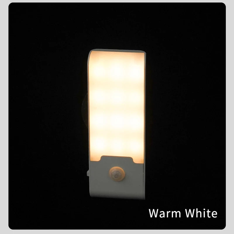 Rechargeable Motion Sensor LED Night Light | Portable Night Lamp for Bedroom Kitchen Cab detail view