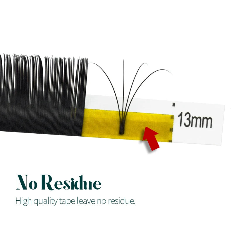H&L SINCE 1990 20 Rows Premium Silk Eyelash Extensions | Professional Individual Lashes detail view