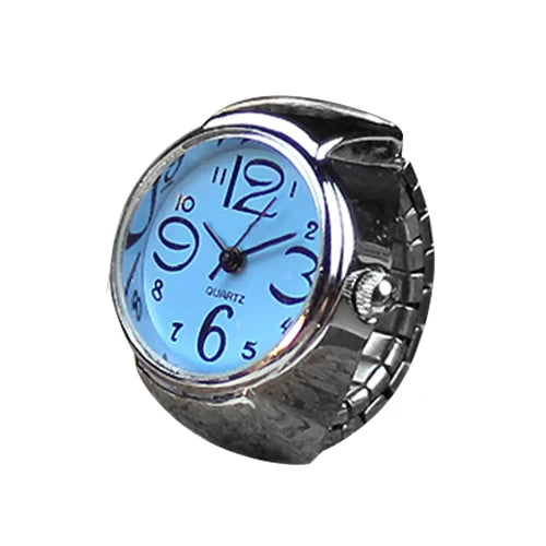 Retro Roman Vintage Punk Finger Watch Ring