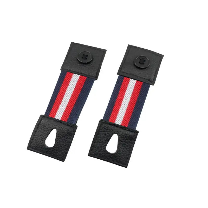 1pair Collar Extension Buckles Multi-functional Button Adjustable For Shirt Suit Ti additional angle