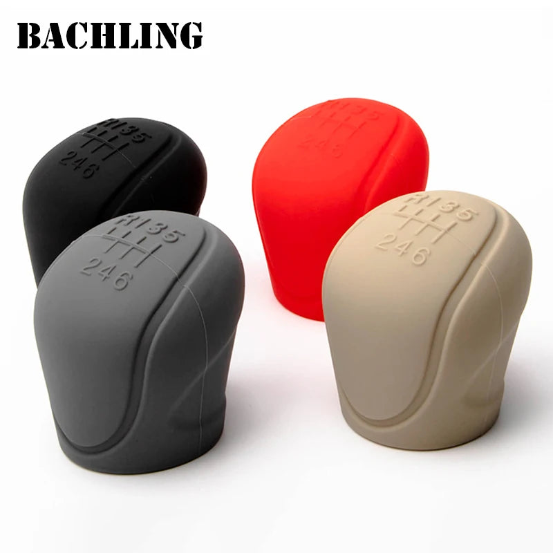 1PC Manual 5/6-speed Car Interior Accessories Car Silicone Gear Shift Knob Cover Shif lifestyle view
