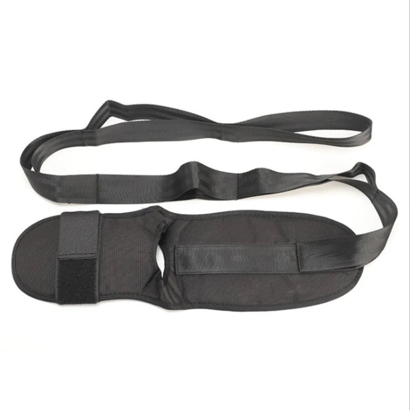 Fascia Stretcher with Loops | Yoga Strap for Rehabilitation and Flexibility Trainin additional angle