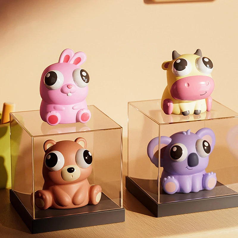 Pop Eye Squeeze Cartoon Animal Sensory Toys Fun Novelty Fidget Stress Relief Anxiety Eye detail view