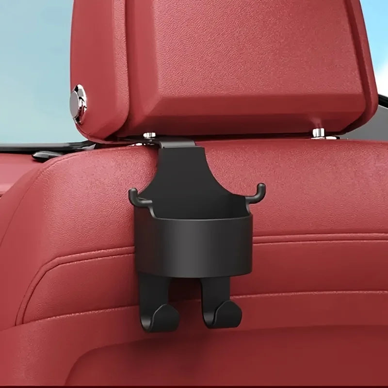 1/2Multifunctional Car Seat Back Storage Rack with Hook Cup Holder Storage Box Sturdy alternate view