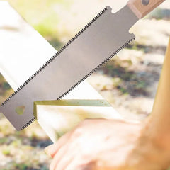 6-Inch Hand Saw with Double-Sided Flexible Blade | Flush Cutting Woodworking Tool detail view