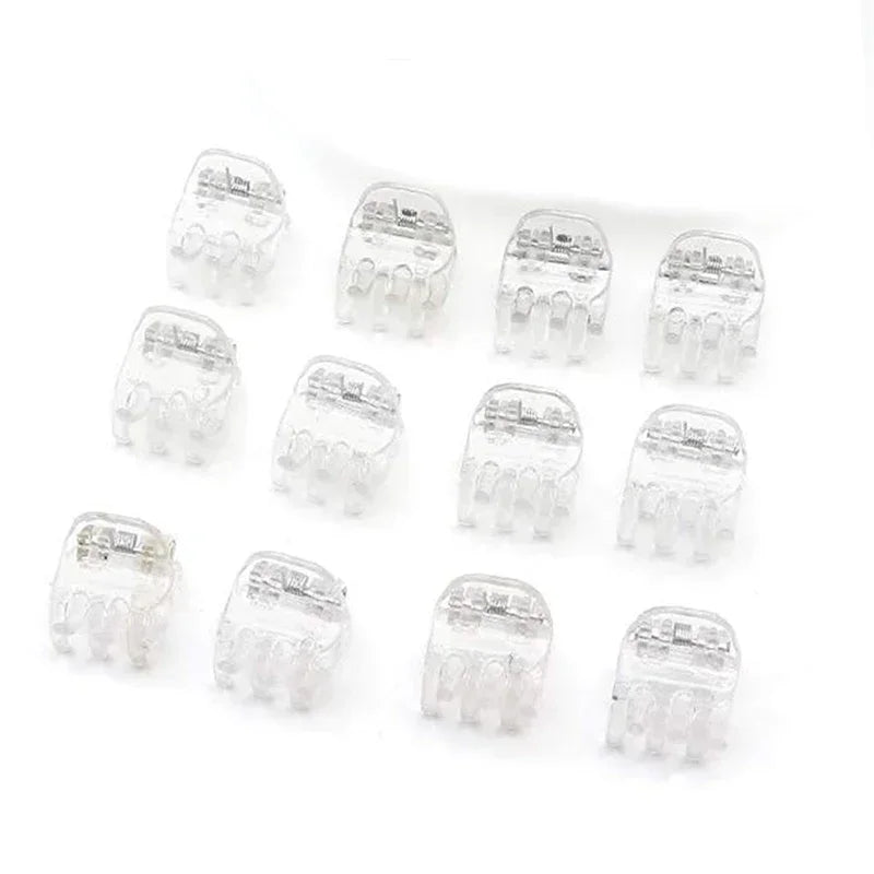10-100pcs Small Hair Claw Clips for Women Girls Korean Mini Black Transparent Plastic Clips Hairpin Kid Hair Styling Accessories
