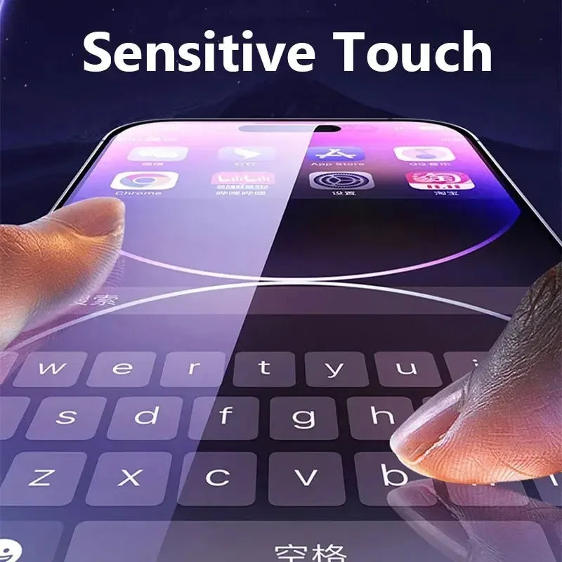 5Pcs HD Tempered Glass Screen Protector For iPhone 11 12 13 14 15 16 17 Pro Max 14 15 16 Plus 16 Air Glass Anti-Scratch Film