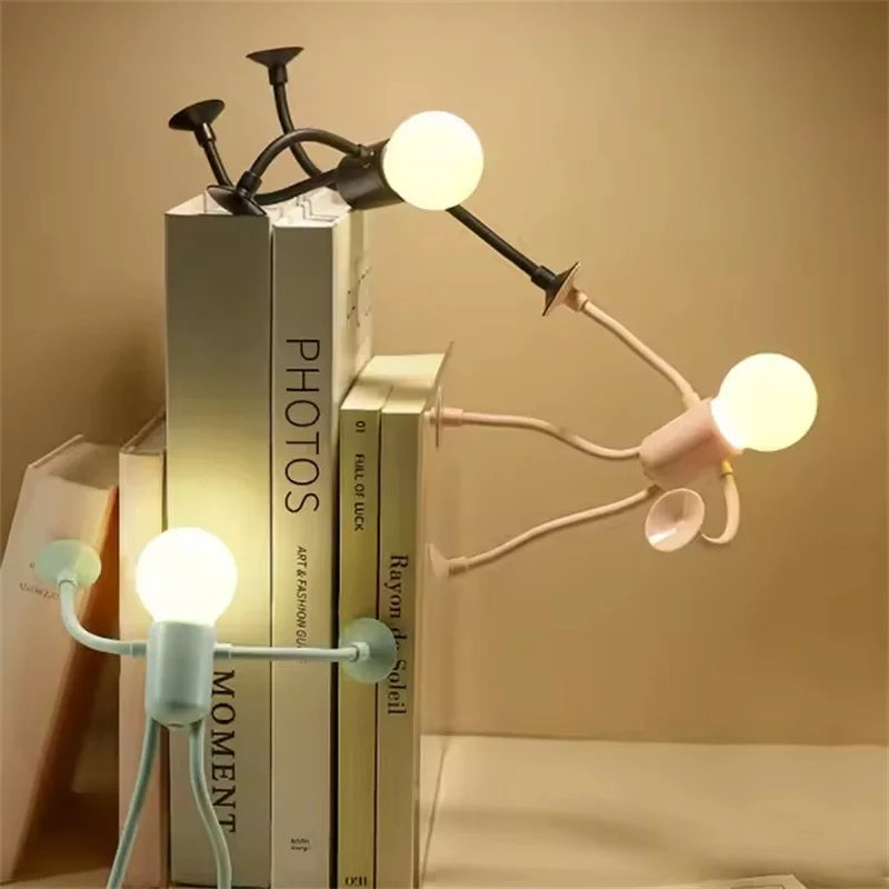 Poseable Athlete Night Light | Funny Bendable Sportsman LED Desk Lamp alternate view
