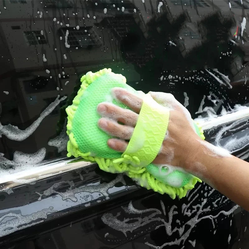 Microfiber Car Washer Sponge Cleaning Car Care Detailing Brushes Washing Towel Auto G alternate view