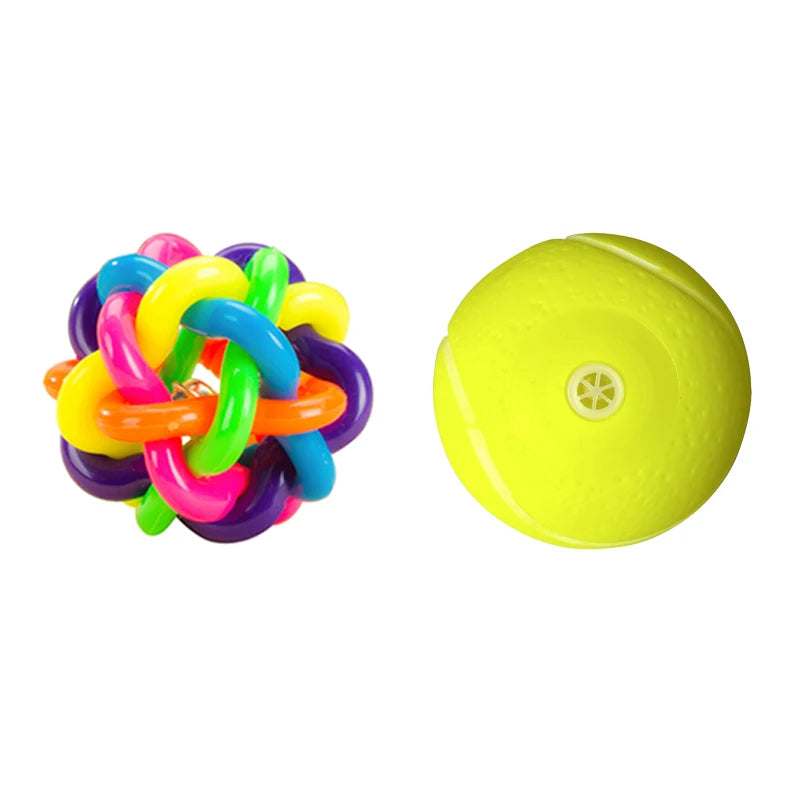 1pcs Diameter 6cm Squeaky Pet Dog Ball Toys for Small Dogs Rubber Chew Puppy Toy Do additional angle