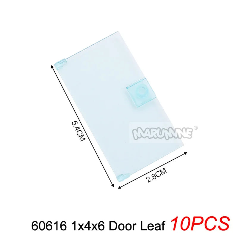 Marumine Window and Door Building Blocks | Compatible City House Parts Set alternate view