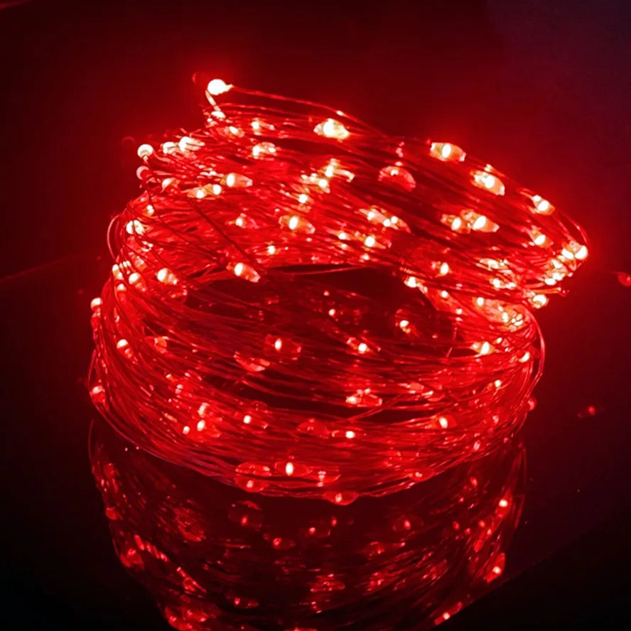 5M LED String Lights Waterproof Led Copper Wire Fairy Lights Battery Operated DIY Weddin detail view