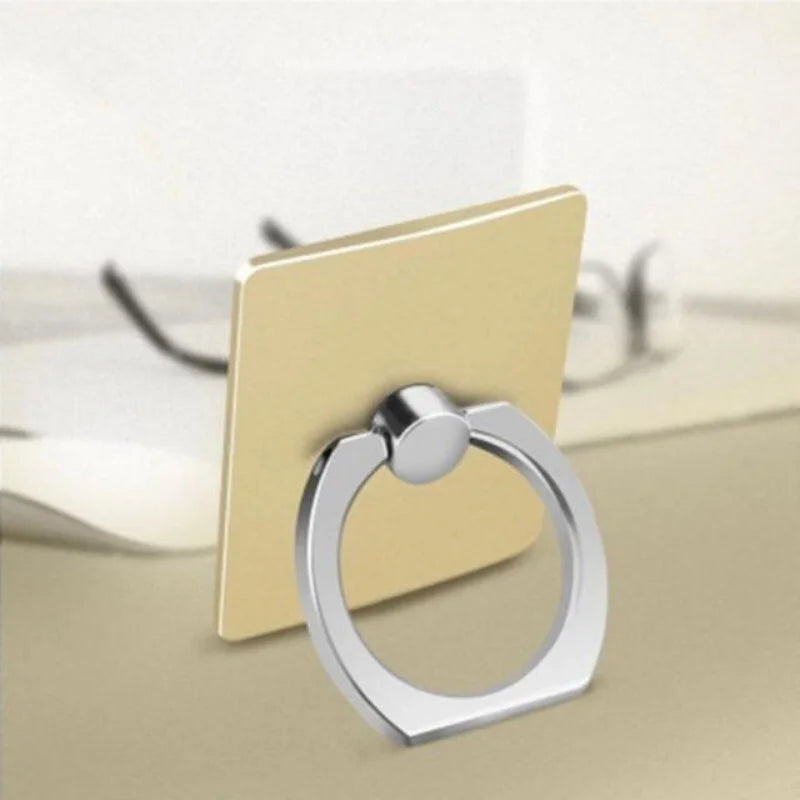 360° Degree Rotating Lazy Bracket Finger Ring Phone Holder Socket Round Smartphone Ce lifestyle view