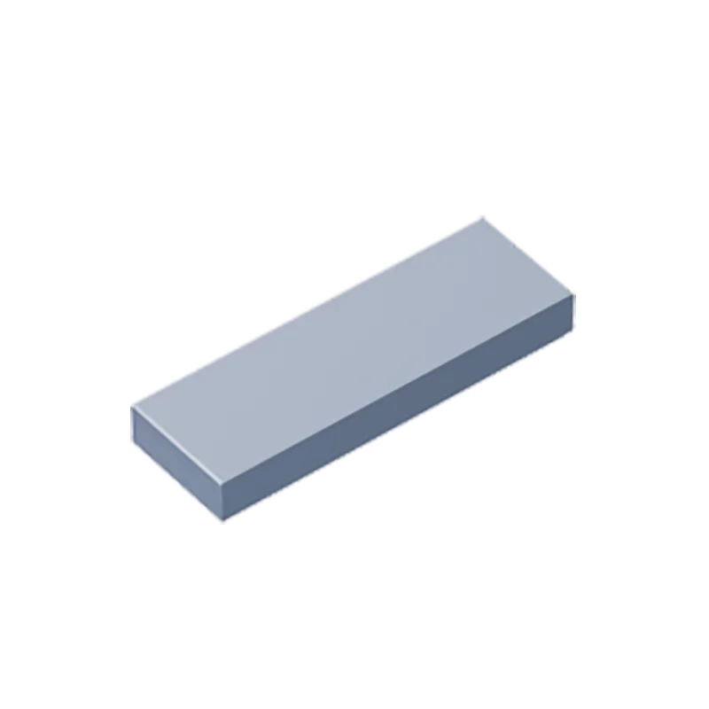 Gobricks GDS-562 Tile 1 x 3 Building Blocks | Compatible with Lego 63864 alternate view