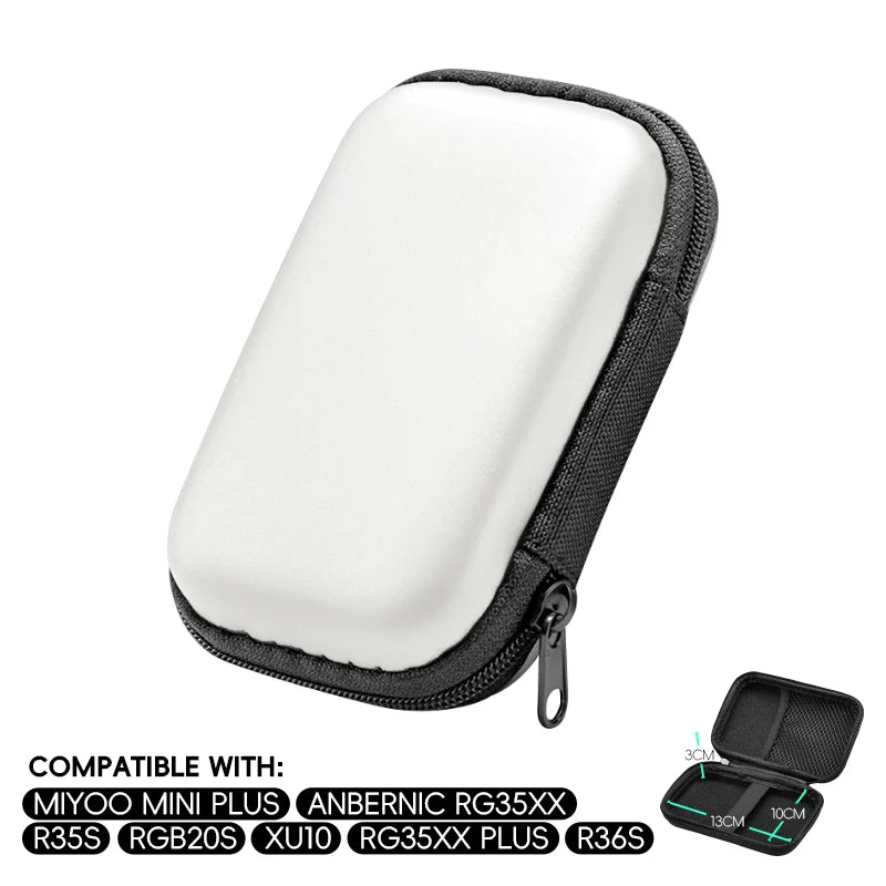 Hard Case for RG35XX Plus/Miyoo Mini Plus/R36S/R35S - Anti-Shock Gaming Accessory close-up view