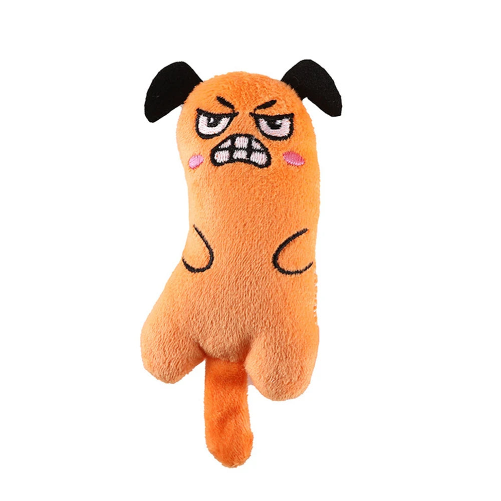 Carrot Dog Bite Rope Toy | Safe and Durable Chew Toy for Puppy Teeth Cleaning additional angle