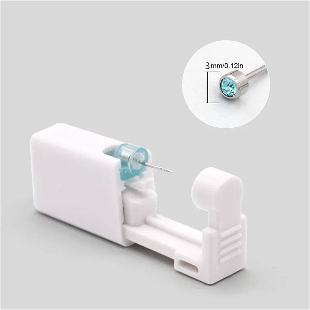EVISPOL 1Pc Cartilage Tragus Helix Piercing Gun Disposable Sterile Ear Piercing Kit No P detail view