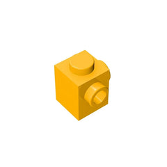 Gobricks GDS-1046 Modified Brick 1 x 1 with Studs on 2 Sides | Building Block for DIY close-up view