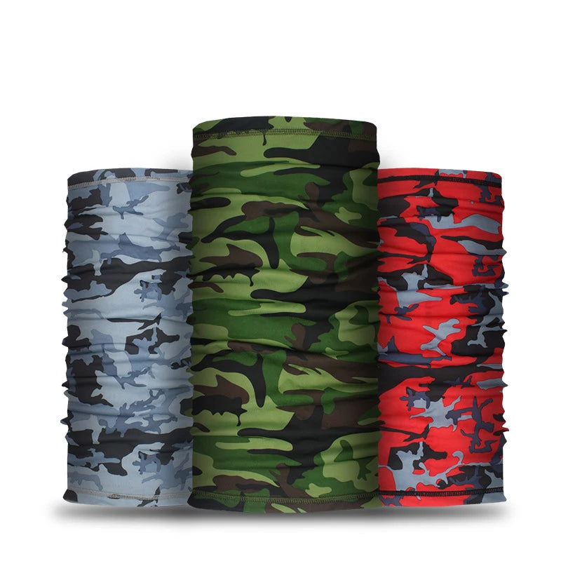 Outdoor UV Protection bandana Scarf Neck Warmer Multifunctional Fishing Hiking Cycling close-up view