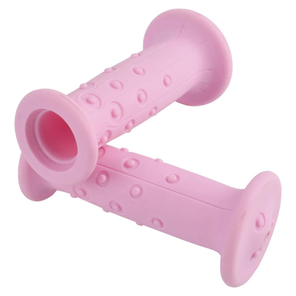 1 Pair Rubber Children Bike Soft Handlebars Grip Rubber Handle Cove For 19mm Handlebar close-up view