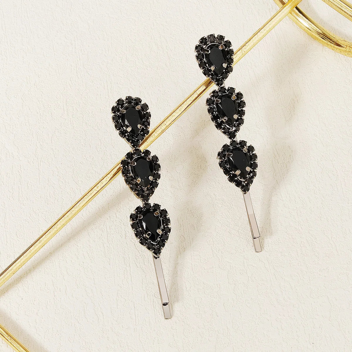 Fashion Bridal Barrettes Clear Crystal Women Hair Ornaments Hair Pins Women Hair Clips Bridal Hair Jewelry Accessories