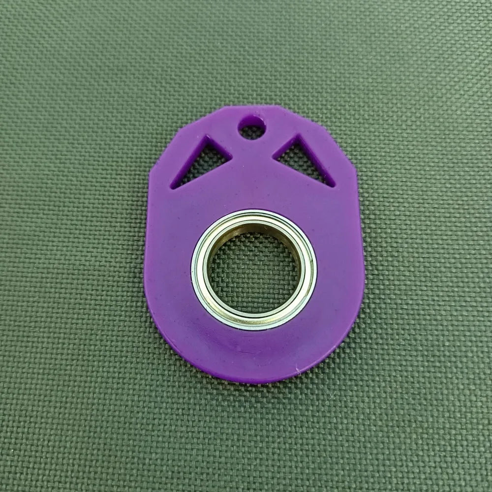 Fidget Spinner Keychain | Glow in the Dark Stress Relief Toy additional angle