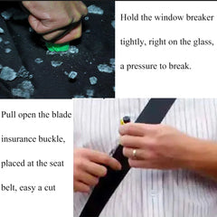 Car Safety Hammer Mini Car with a Multi-functional Escape Hammer to Break the Glass R alternate view