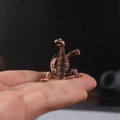 Mini Turtle Shape Incense Stick Holder | Metal Animal Incense Burner close-up view