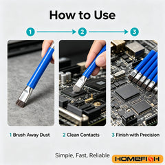 Double‑End Anti‑Static ESD Safe Cleaning Brush PCB Motherboard Circuit Board Dust Rem alternate view