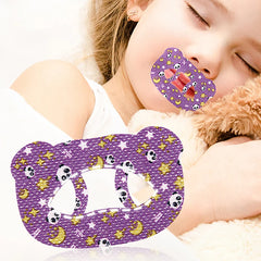 Cartoon Bear O-Shaped Mouth Tape for Kids | Anti-Snoring Sleep Aid alternate view
