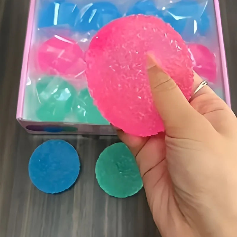 Ice Ball Maltose Squishy Toy | Blue Mochi Sensory Fidget for Stress Relief detail view