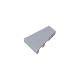 Gobricks GDS-M540 Tile Special 2 x 3 Pentagonal (right) | Compatible Building Block additional angle