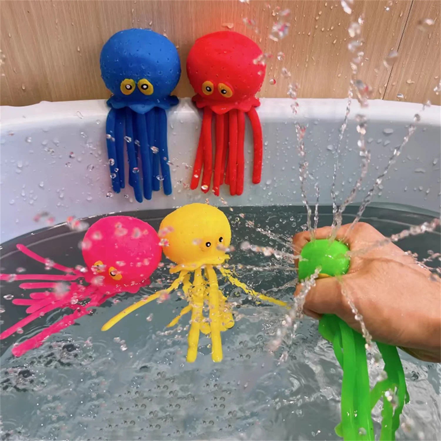 Octopus Water Balls Pool Toys for Kids Sensory Octopus Water Bomb Splash Balls Todd additional angle