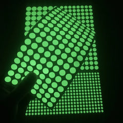 Glow in the Dark Wall Stickers | Luminous Dots Decals for Kids Room alternate view