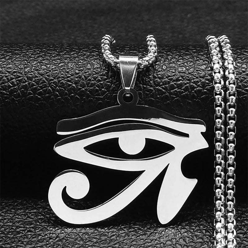 Stainless Steel Ankh Cross Pendant Necklace | Gothic Symbol of Life Jewelry lifestyle view