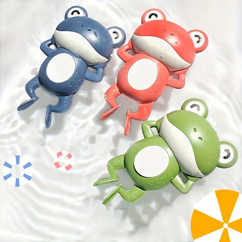 Frog Bath Toy - Non-toxic Plastic, Suitable for Water Games , Ideal Shower&Swimming P alternate view