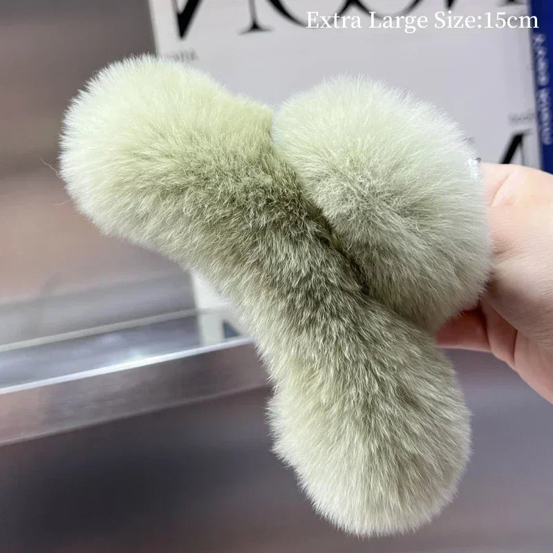 Hair Furry Claw Accessories for Women Clip Pinzas Para El Pelo Korean Fashion Headband Clips Pin Pinzas Pelo Hairclip Haarklem