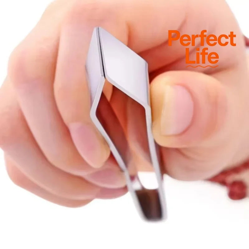 Stainless Steel Fish Bone Tweezers Pincer Clip Puller Remover Tongs Plucking Clamp Ki alternate view