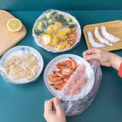 Reusable Disposable Food Cover Plastic Wrap Durable Elastic Food Lids For Bowls Elast alternate view