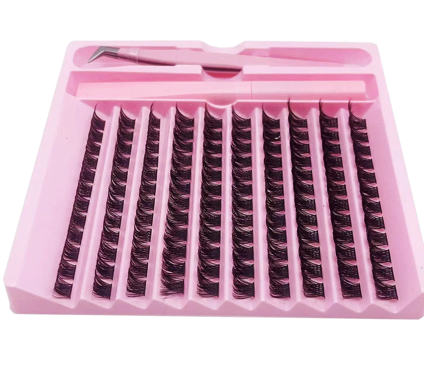 DIY Cluster Lashes 120pcs | Natural PBT Material 2-in-1 Set lifestyle view