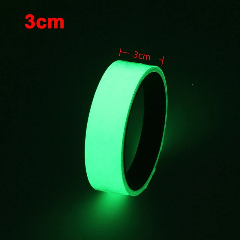Glow-in-the-dark Tape | Self-adhesive Luminous Safety Warning Tape additional angle