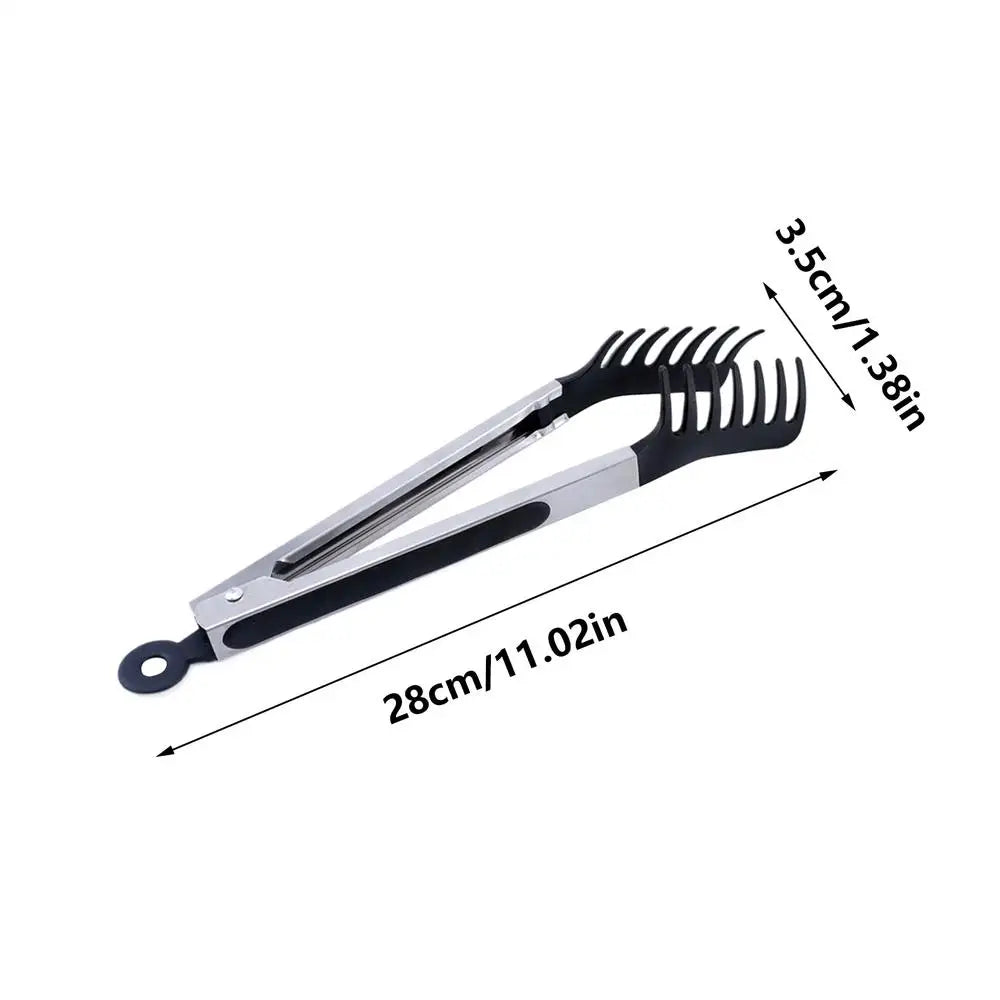 Silicone Food Tongs | Non Stick Cooking Serving Tongs for BBQ Salad and Pasta alternate view