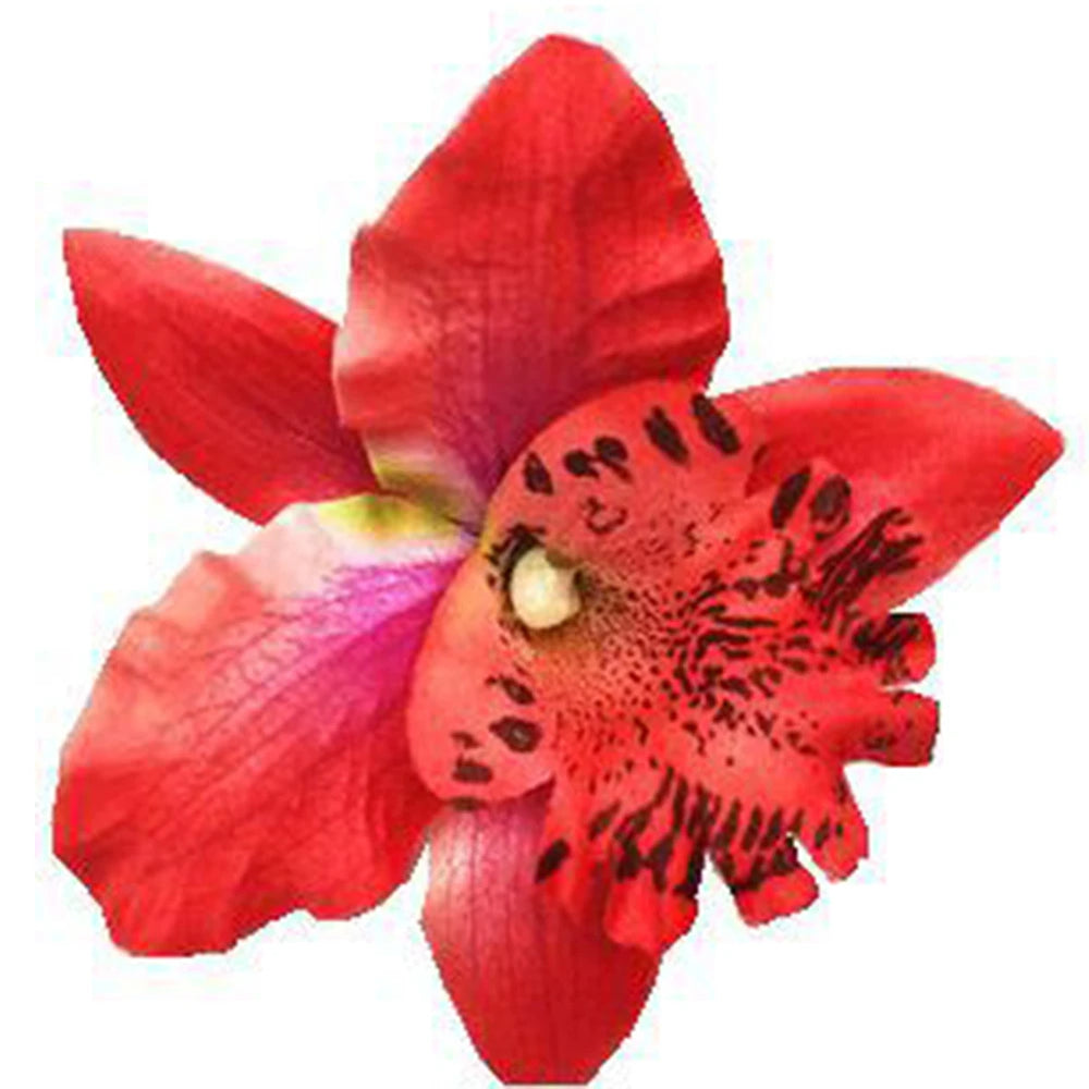 Hawaiian Thai Orchid Flowers Hair Clips Bride Flowers Hair Clips Girls Sweet Hairpins Be detail view