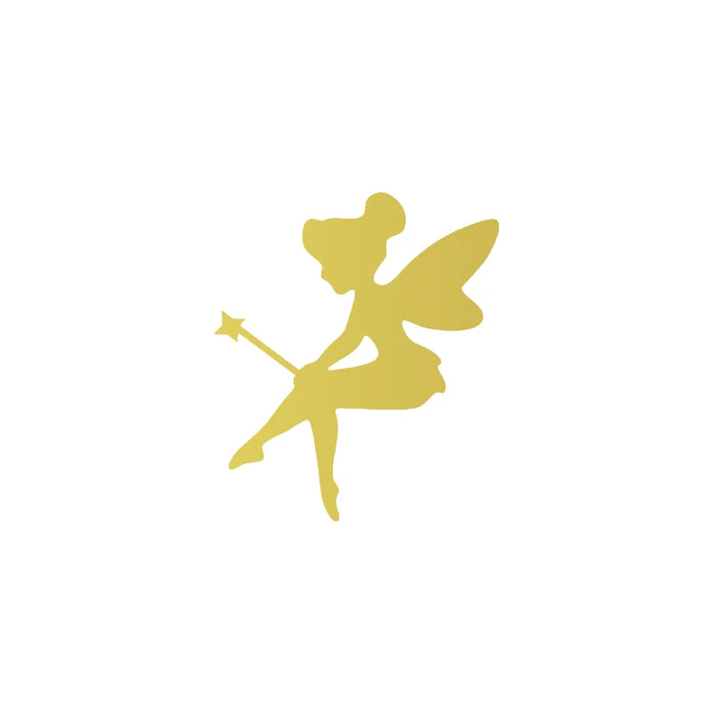 Mini Fairy Vinyl Decal | Fairy Bell Silhouette Wall Sticker for Kids Room Decor alternate view