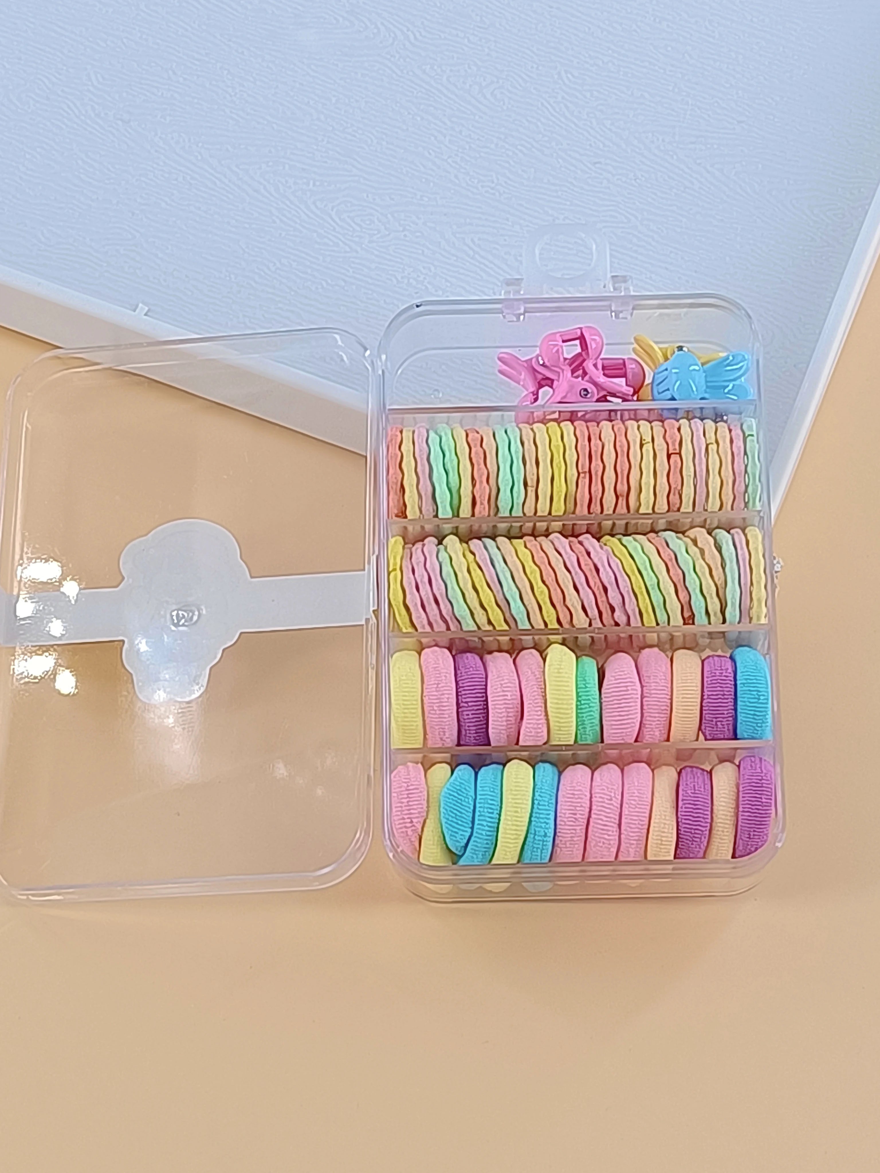A large quantity of children's cute hair accessory set. Children's hair accessory combination set