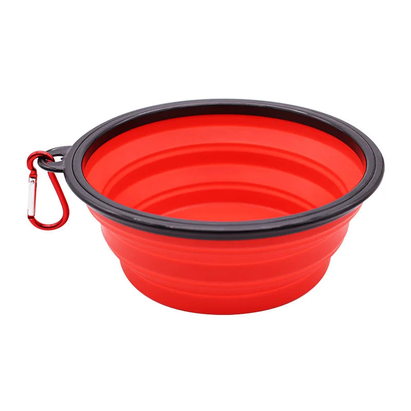 Portable Foldable Dog Bowl | Soft Silicone Travel Bowl for Food and Water alternate view