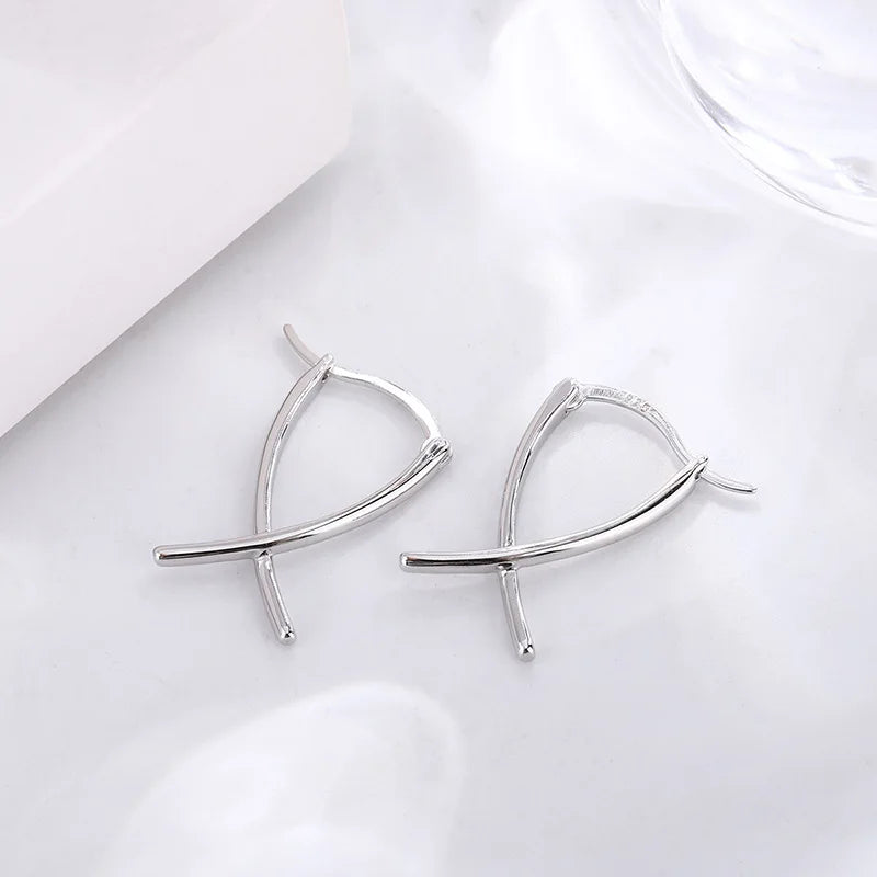 Trendy Jewelry Simply Earrings Unique Geometry Earrings For Women Gift Earings Fashio lifestyle view