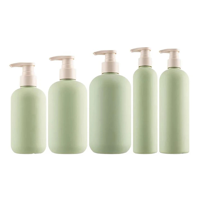 Refillable Foaming Soap Dispenser | Rustproof Plastic Shampoo and Shower Bottle for K lifestyle view
