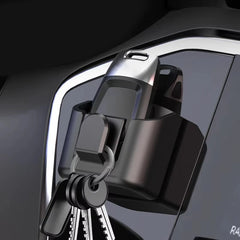 Car Key Holder Clip Car Interior Storage Box Dashboard Organizer Adhesive Mount Upgrade Style For Card Key Rack Universal Fit