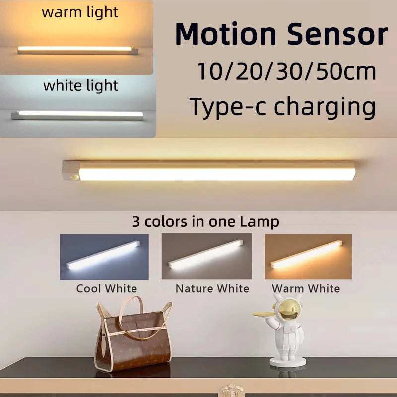 Motion Sensor Lamp Night Light Wireless LED USB